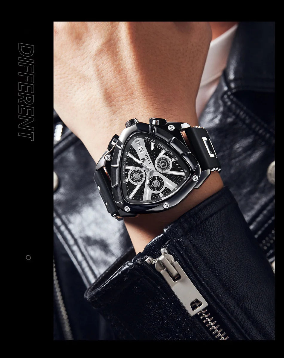 Lige Watch for Men Chronograph Casual Fashion.