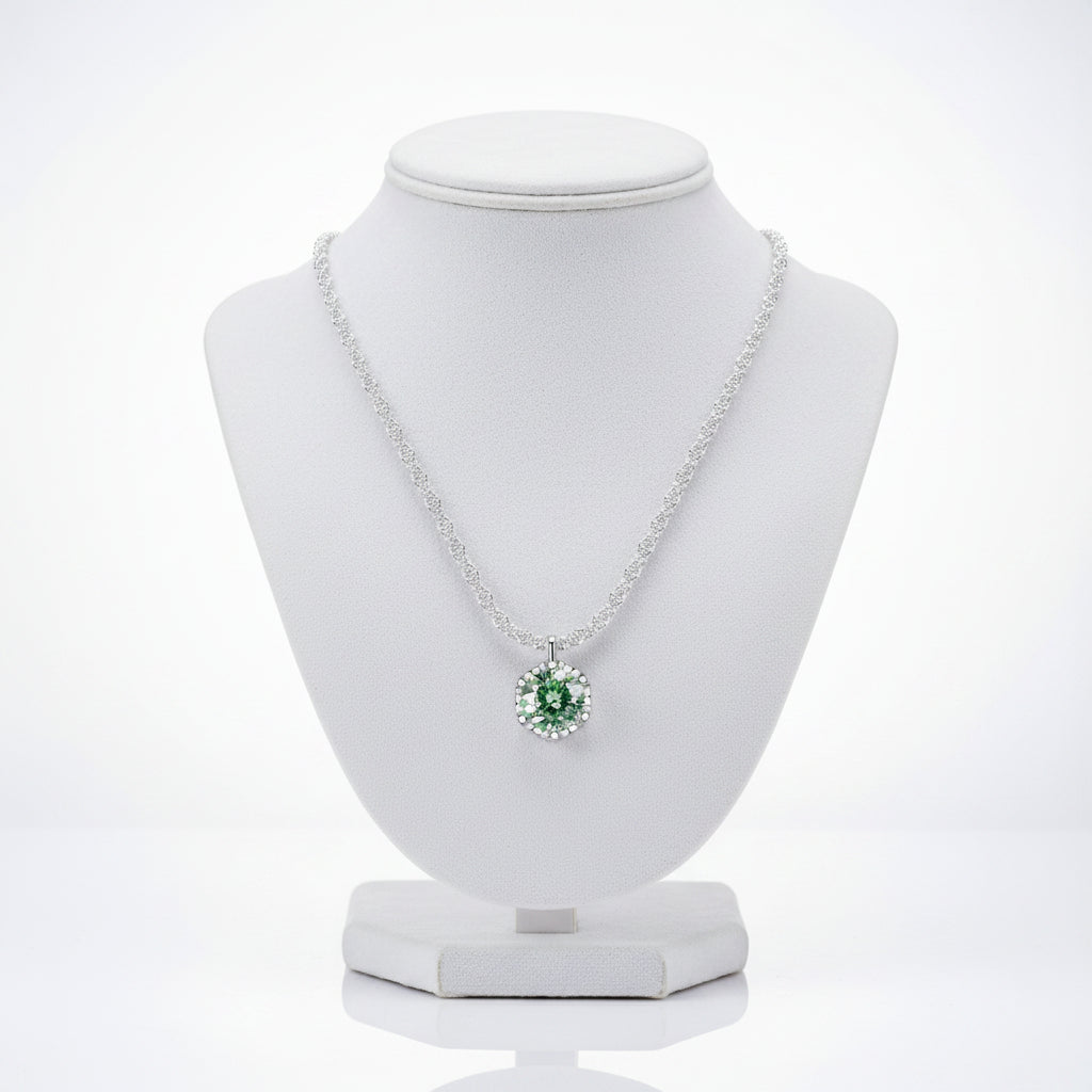 Luxury 1CT GRA Sparkling Moissanite Diamond White