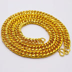 24K Massivgold AU999 Herrenkette 60cm, Schwer