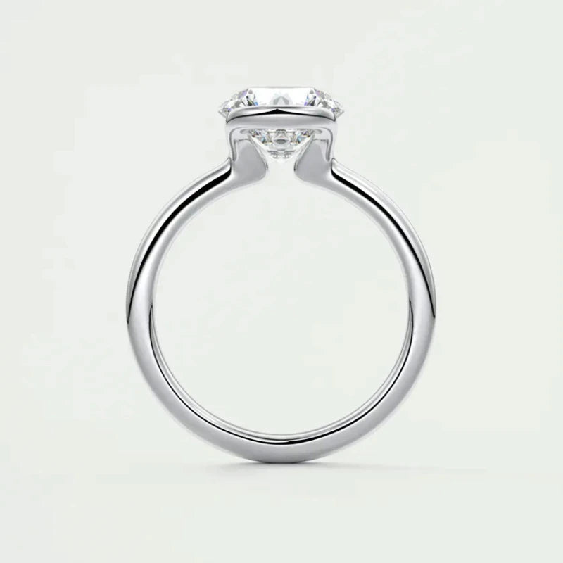 18k Gold Plated Wedding Ring 1.0CT D Color