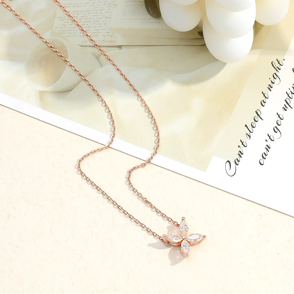 Serenity 1.2ct Marquise D Moissanite Necklace