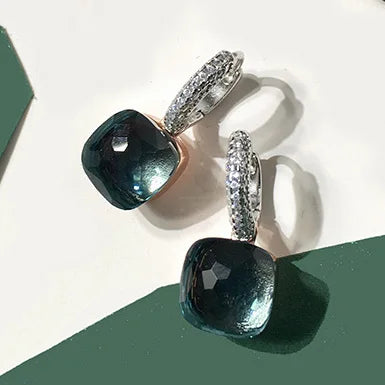 Pure 925 Sterling Silver Candy Style 21 Colors Pink - Black blue