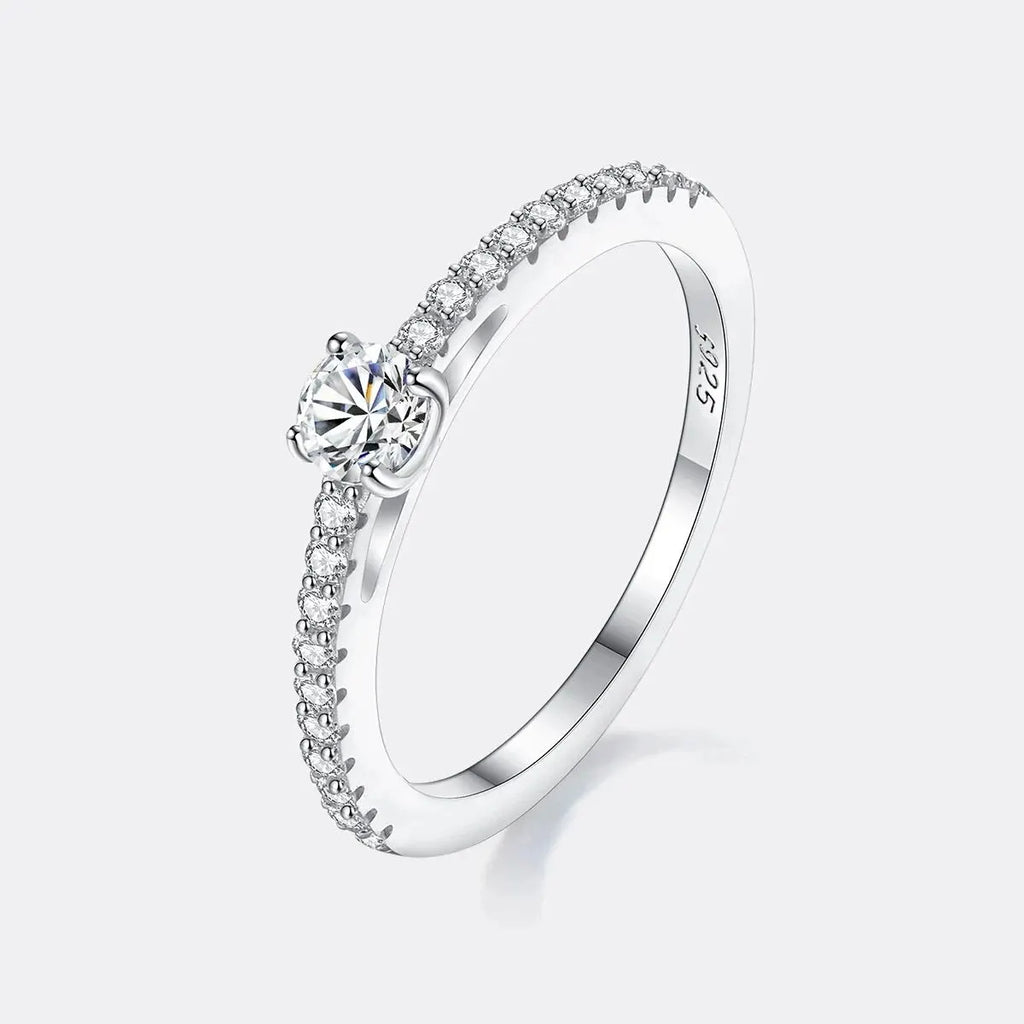 Real 925 Sterling Silver Small Moissnaite Ring For - 0.3Ct per Pc / MSR22052421 / 7, 0.3Ct per Pc / MSR22052421 / 8, 0.3Ct per Pc / MSR22052421 / 5, 0.3Ct per Pc / MSR22052421 / 6