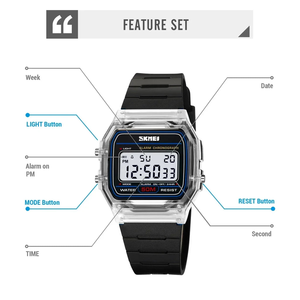 SKMEI 2056 Waterproof Sports Watch for Men Women
