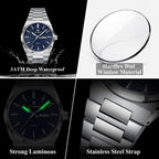 Poedagar Original Luxus Herrenuhr Wasserdicht