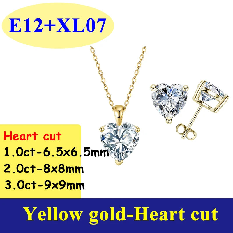0.5-3CT D Color VVS1 Moissanite Diamond Women's