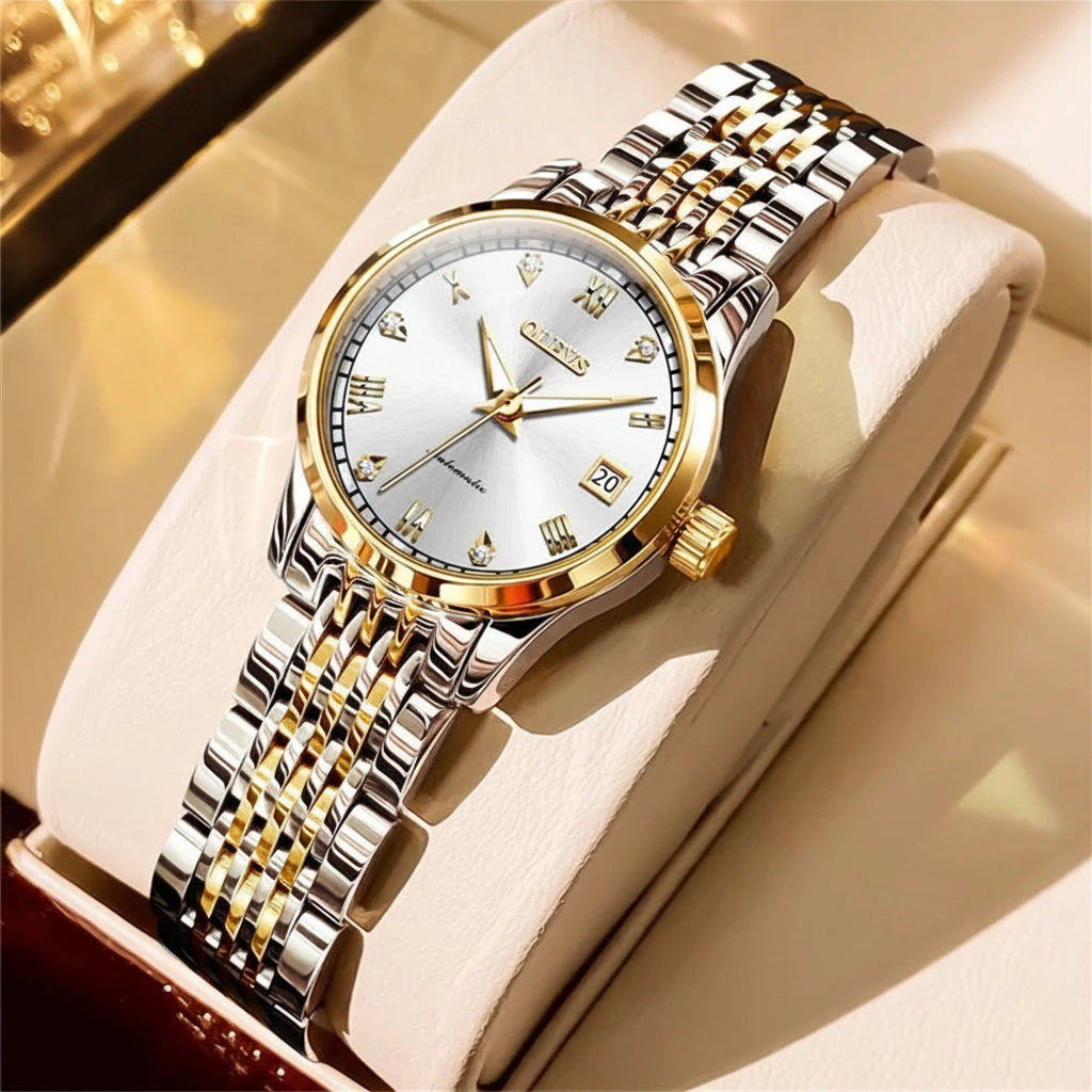 OLEVS 6607+6602 Original Men Women Watch Luxury Brand - Women 3 / United States, Women 3 / China Mainland