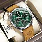 POEDAGAR Business Men Wristwatch Waterproof Luminous