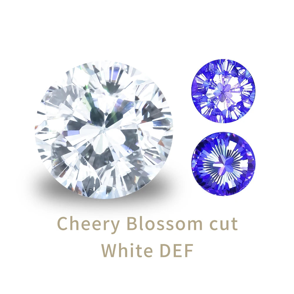 Classic 4-Prongs 925 Silver Moissanite Rings For