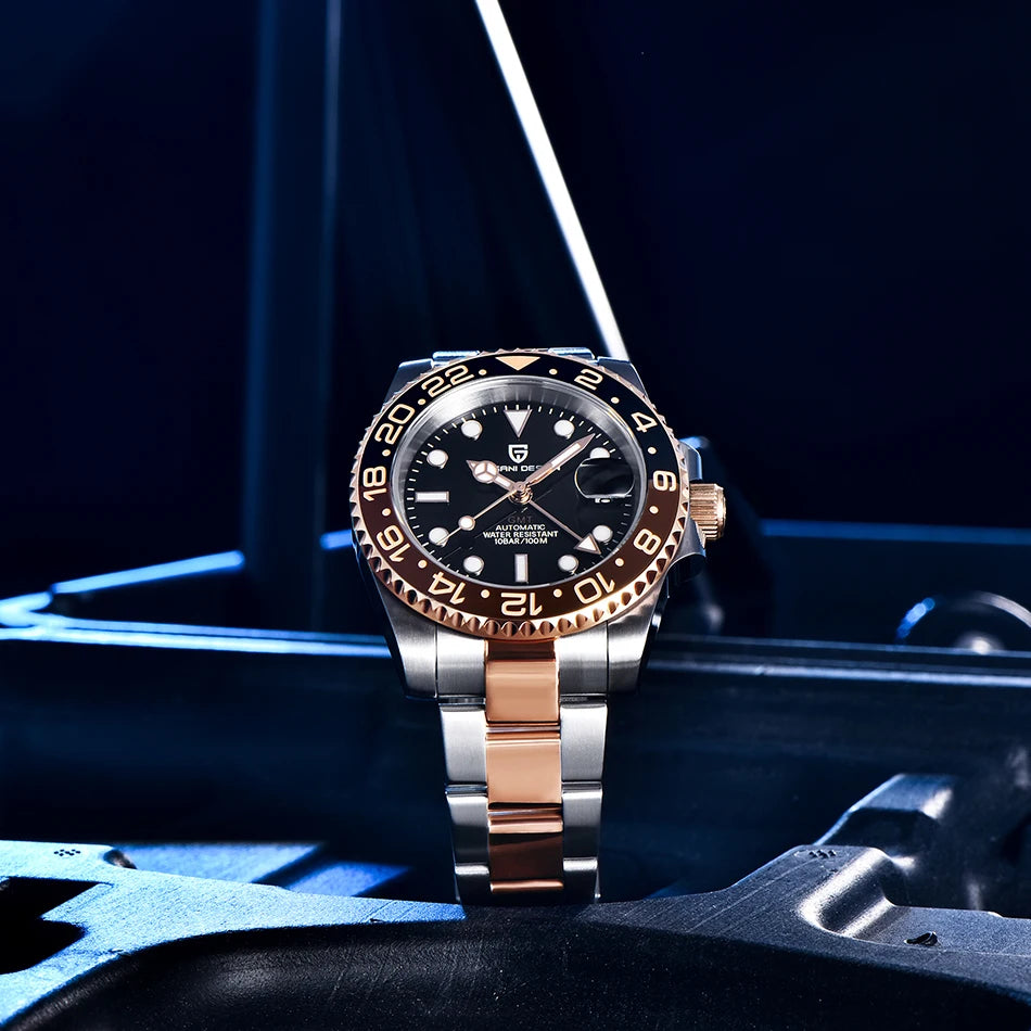 Pagani Design 40MM Ceramic GMT Automatic Watch