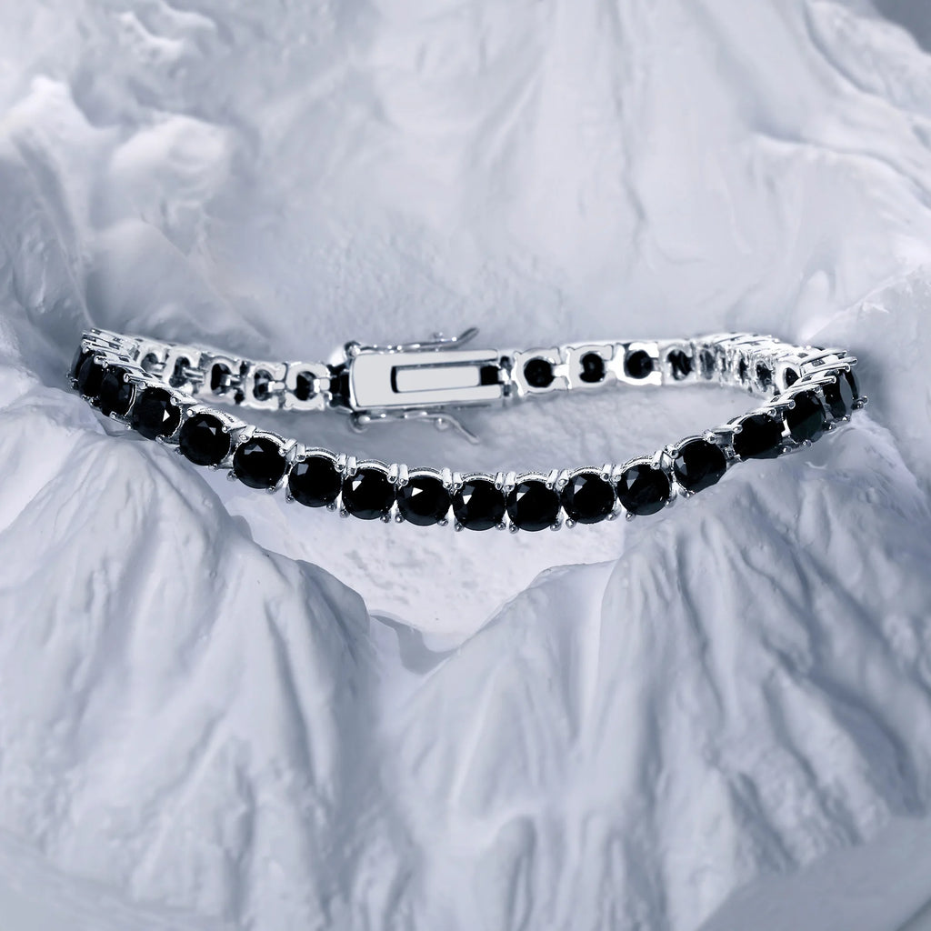 EUREKA  Hip Hop Tennis Bracelet Zirconia Copper