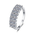 Luxury 1.4ct D Color Moissanite Diamond Ring for Women