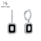 Mintybox D Color Au585 Moissanite Earrings for