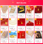 Chinese Tradition 18K Gold Pure Yellow Bangles.