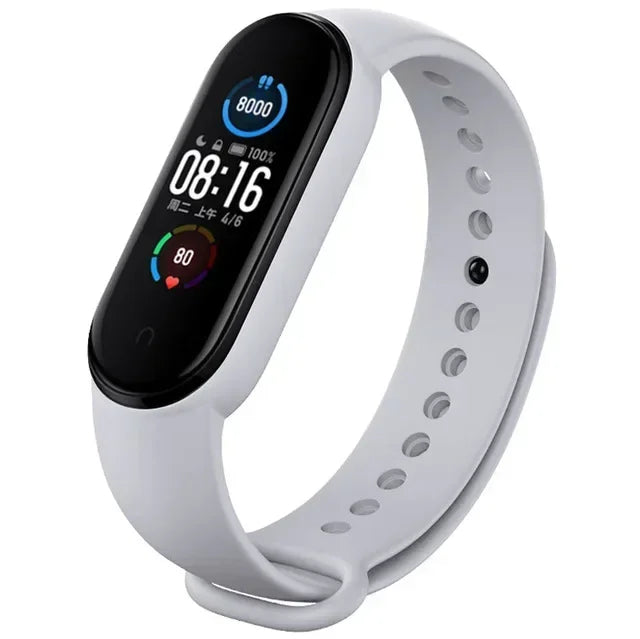 Watch Strap For Xiaomi Mi Band 7 6 5 4 3 Wristband - Gray 05 / Mi band 3 4 / United States, Gray 05 / Mi band 5 6 7 / United States