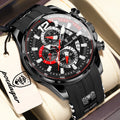 Poedagar Montre-bracelet pour homme à date chronographe