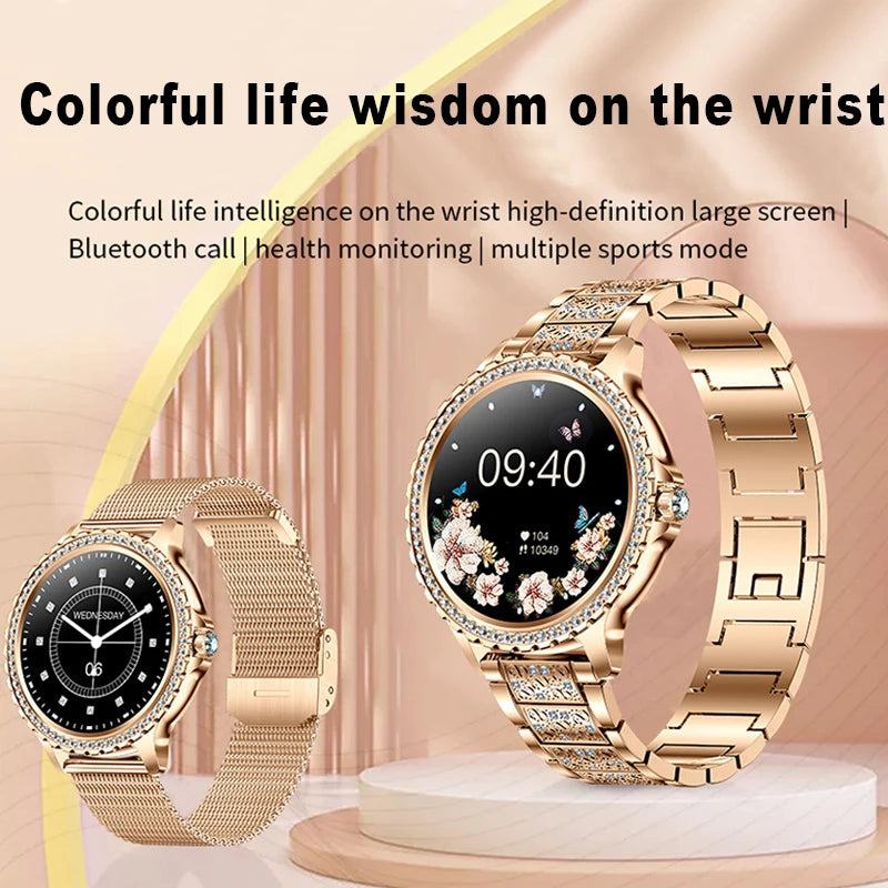 2026 New Fashion Women Diamond Watch 1.32 inch 360*360