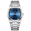 PAAZOMU Luxury Quartz Man Wristwatch Sport Men Watches - M930 Silver Blue