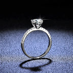 JoyceJelly Moissanite 2CT 3CT à taille portugaise