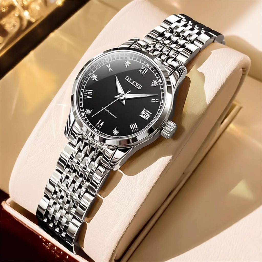 OLEVS 6607+6602 Original Men Women Watch Luxury Brand - Women 2 / United States, Women 2 / China Mainland