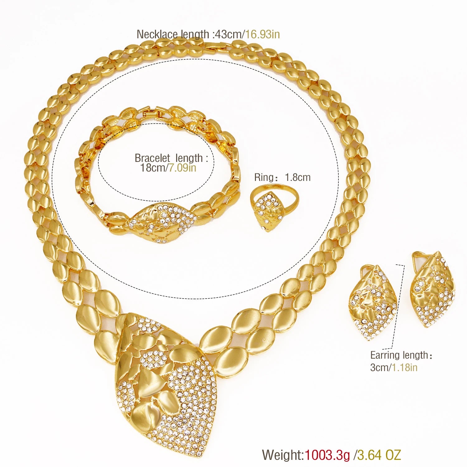 Quality Women Jewelry Sets Luxury Design Dubai