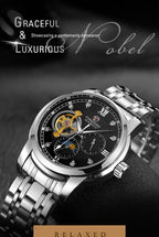 Montre Homme Automatique Forsining Tourbillon 24h AM