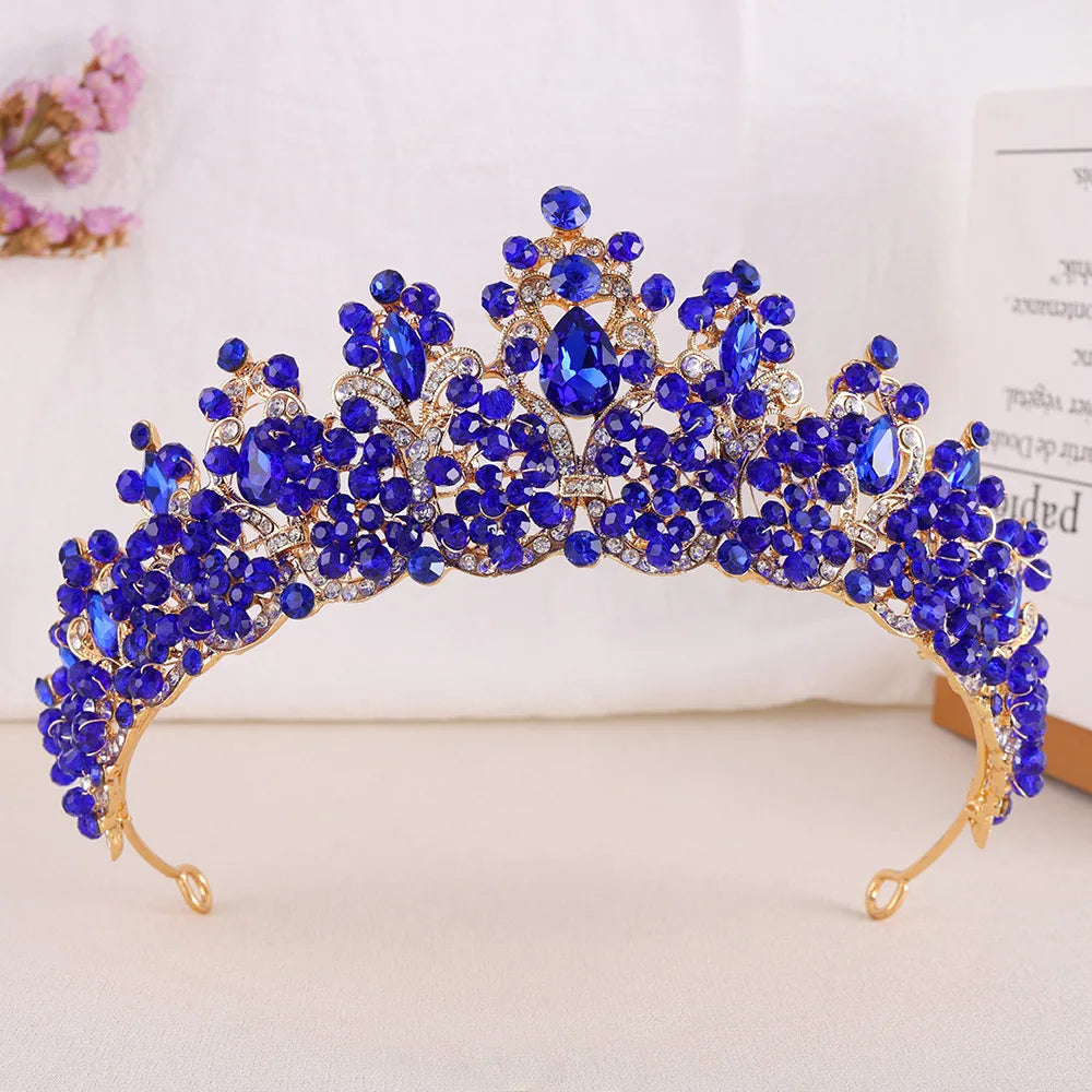 Kmvexo Handmade Pink Purple Crystal Beads Bridal.