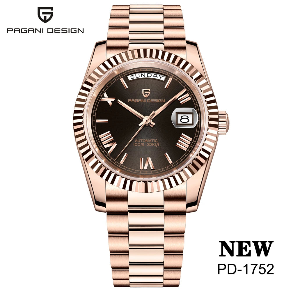 Pagani Design New DD36 Rose Gold Luxury Automatic