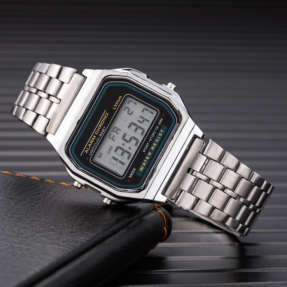 2025 Digital Watches For Men Sports Waterproof - United States / 212 Silver