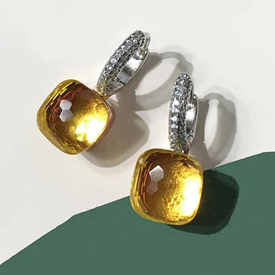 Pure 925 Sterling Silver Candy Style 21 Colors Pink - Yellow