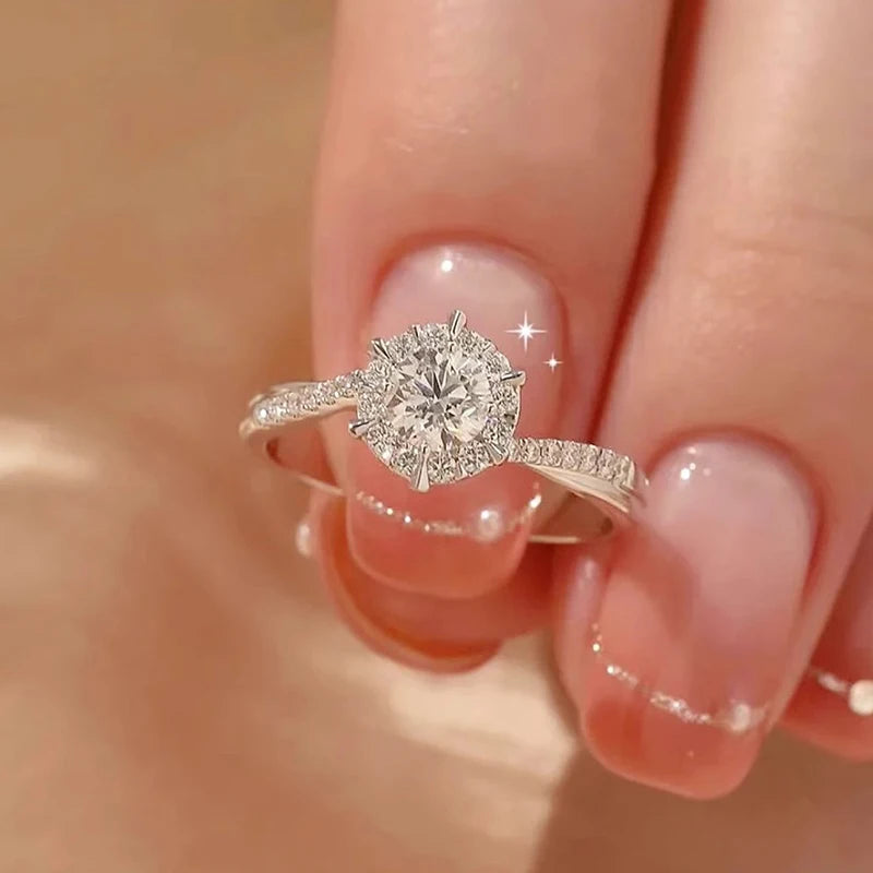 TEN Carats 0.5-1CT S925 sterling silver Moissanite.