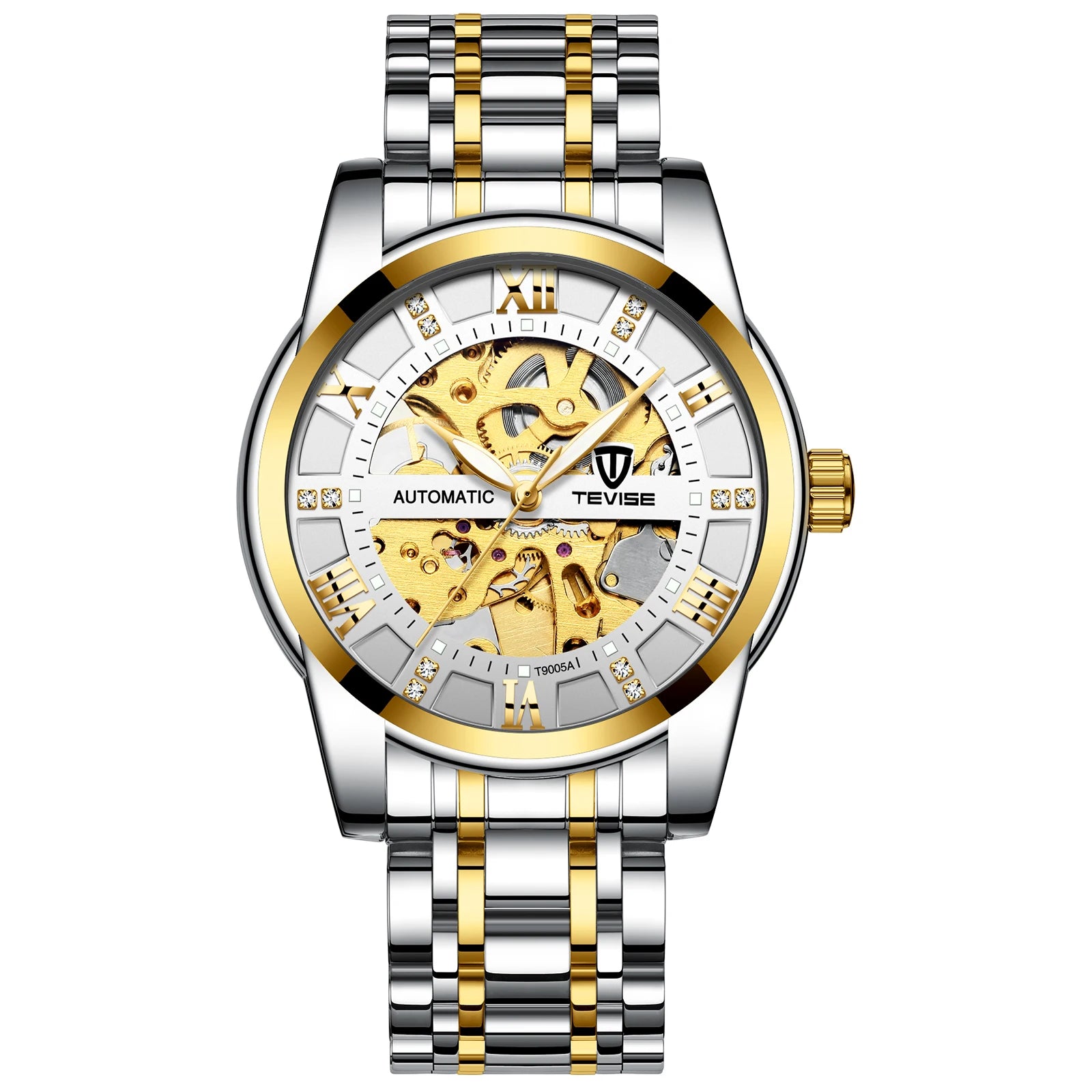 Tevise  Men Automatic Mechanical Wrist Watch Luxur.