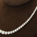 Collier Tennis en Moissanite avec Certificat