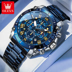 OLEVS Men's Luxury Chronograph Waterproof Watch