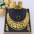 Fashion Woman Luxury 18K Gold Plated Jewelry Set
