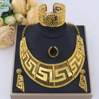 Fashion Woman Luxury 18K Gold Plated Jewelry Set