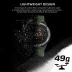 NORTH EDGE ALPS Men's Digital Carbon fiber Watch Shock