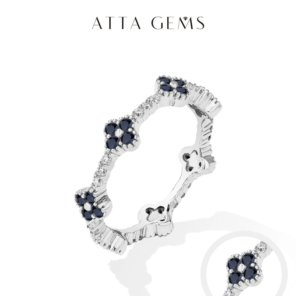 Attagems Eternity Dvvs1 Moissanite Ring for Women.