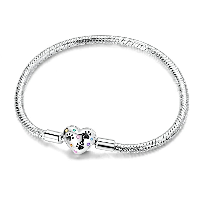 925 Sterling Silver Bracelets 17-20CM Original Golden - KTB133 / 19cm / United States, KTB133 / 20cm / United States, KTB133 / 17cm / United States, KTB133 / 18cm / United States
