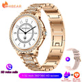 2026 New Fashion Women Diamond Watch 1.32 inch 360*360 - Rose gold steel