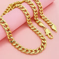 Luxus 24K 9999 reines Gold Echtgold breiter Herren-