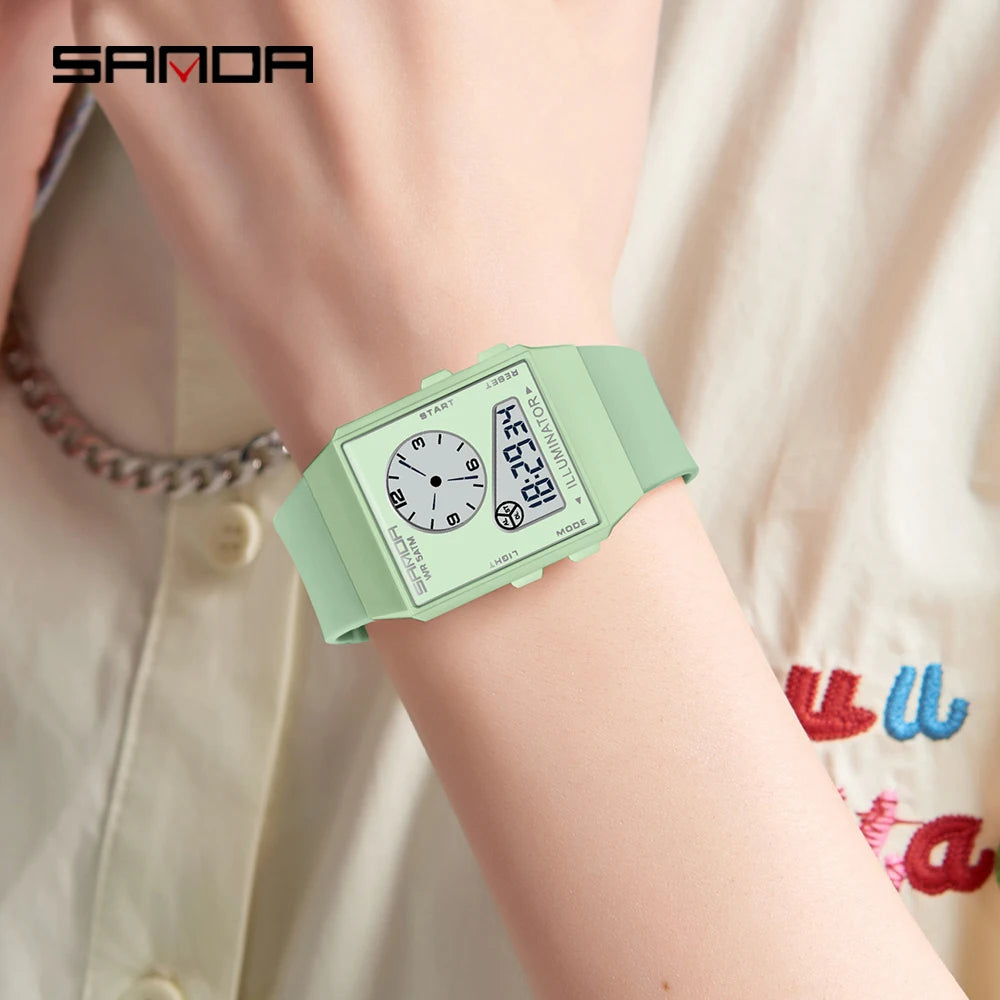 Sanda 6338 Fashion 2026 New Dual Display Electroni