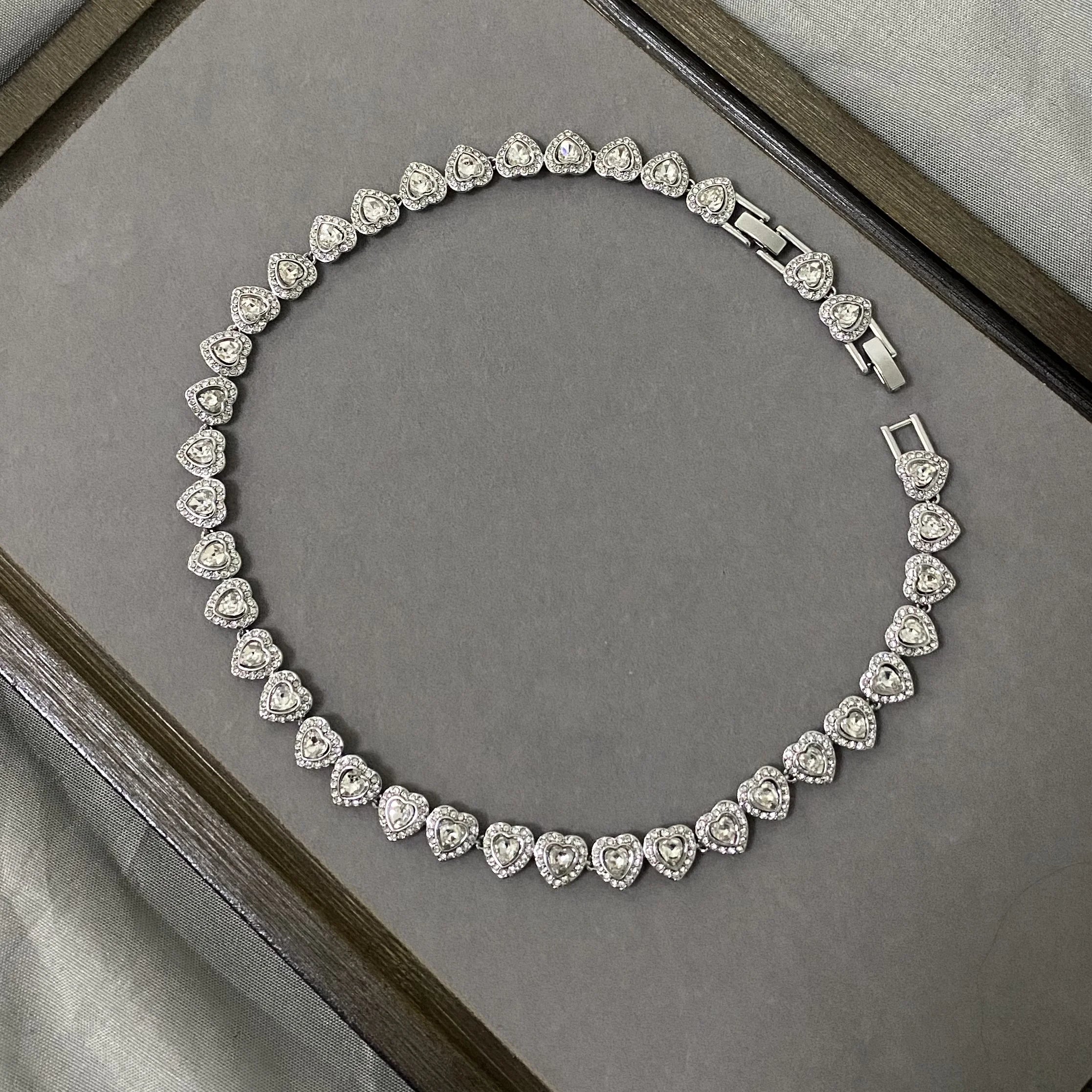 Love pearl necklace, women's light luxury versatil