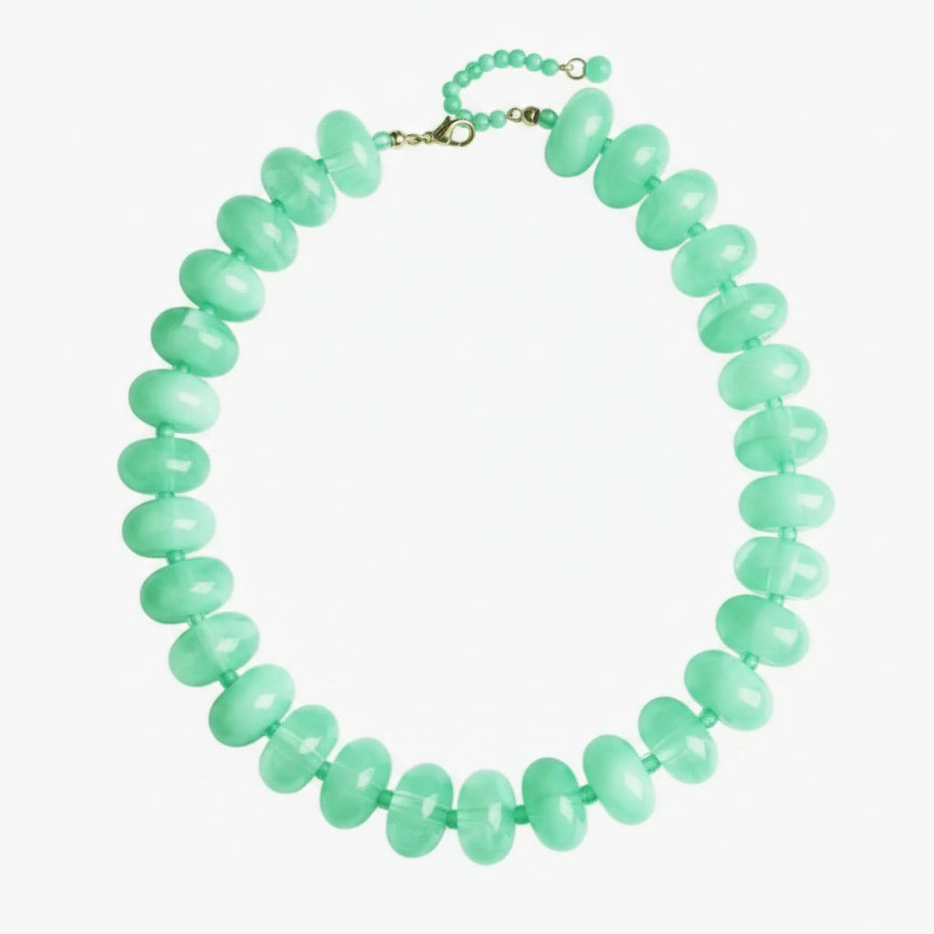 1pc Bohemian Style Casual Dopamine Beaded Necklace,
