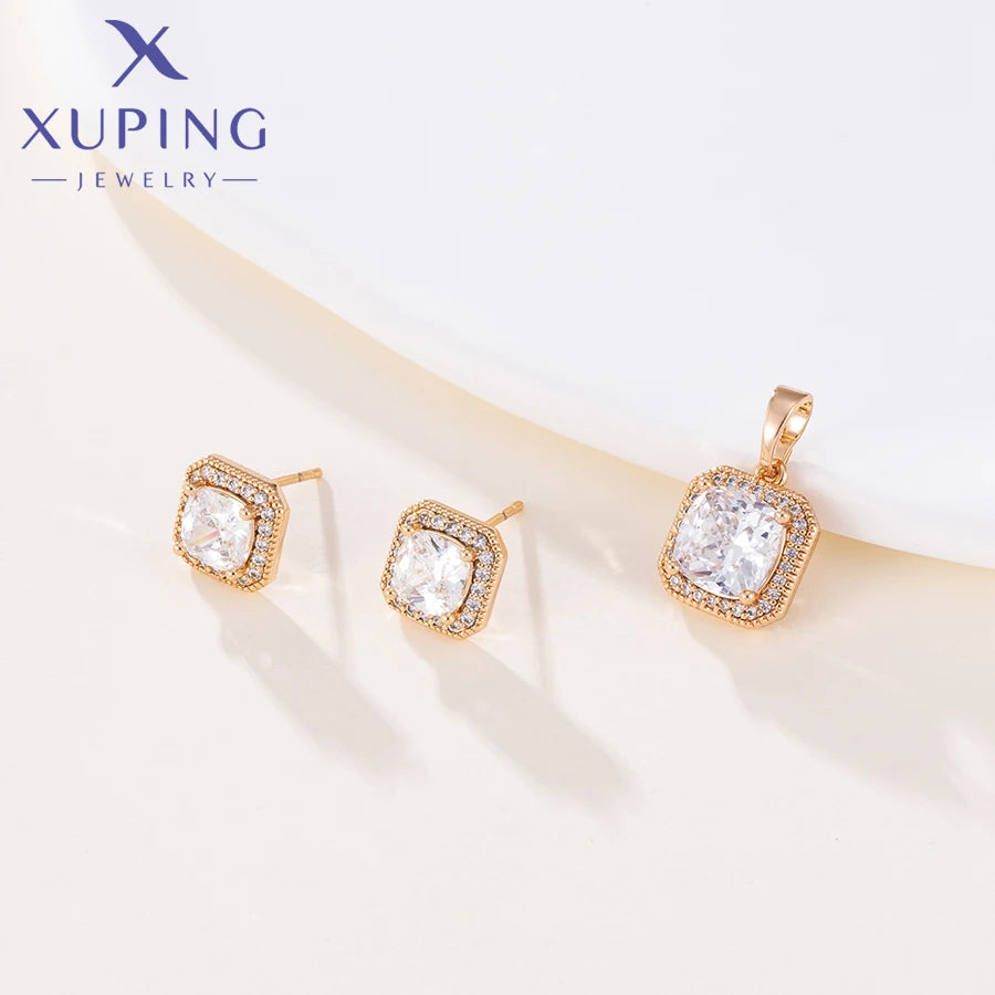 Xuping Jewelry Hot Sales Trendy Fashion Square Shaped
