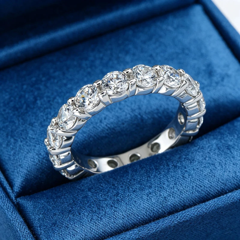 Rrjzz 4MM Full Moissanite Wedding Eternity