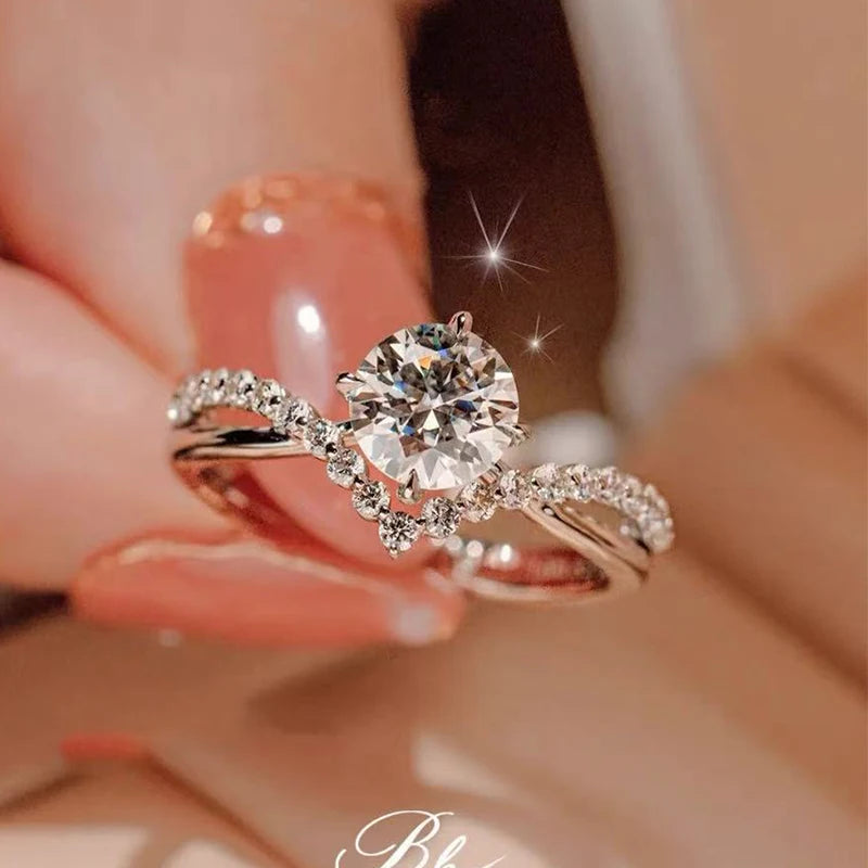 TEN Carats 0.5-1CT S925 sterling silver Moissanite.