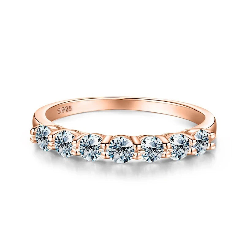 Novary Real Moissanite Ring 925 Sterling Silver