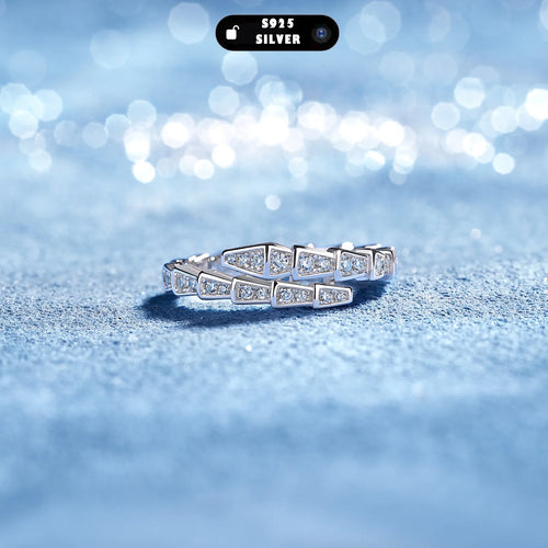 0.37CTW Luxury S925 Silver Moissanite Ring for