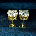Lnngy 0.3-2CT Moissanit-Ohrstecker für Damen